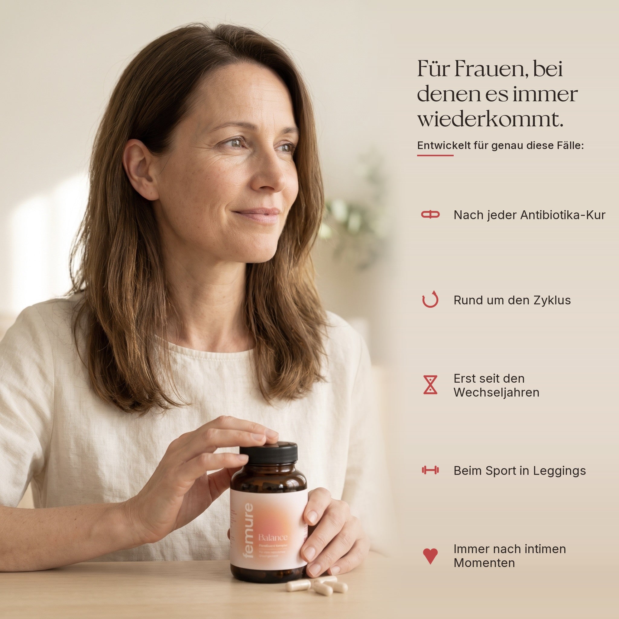 Für Frauen, bei denen es immer wiederkommt